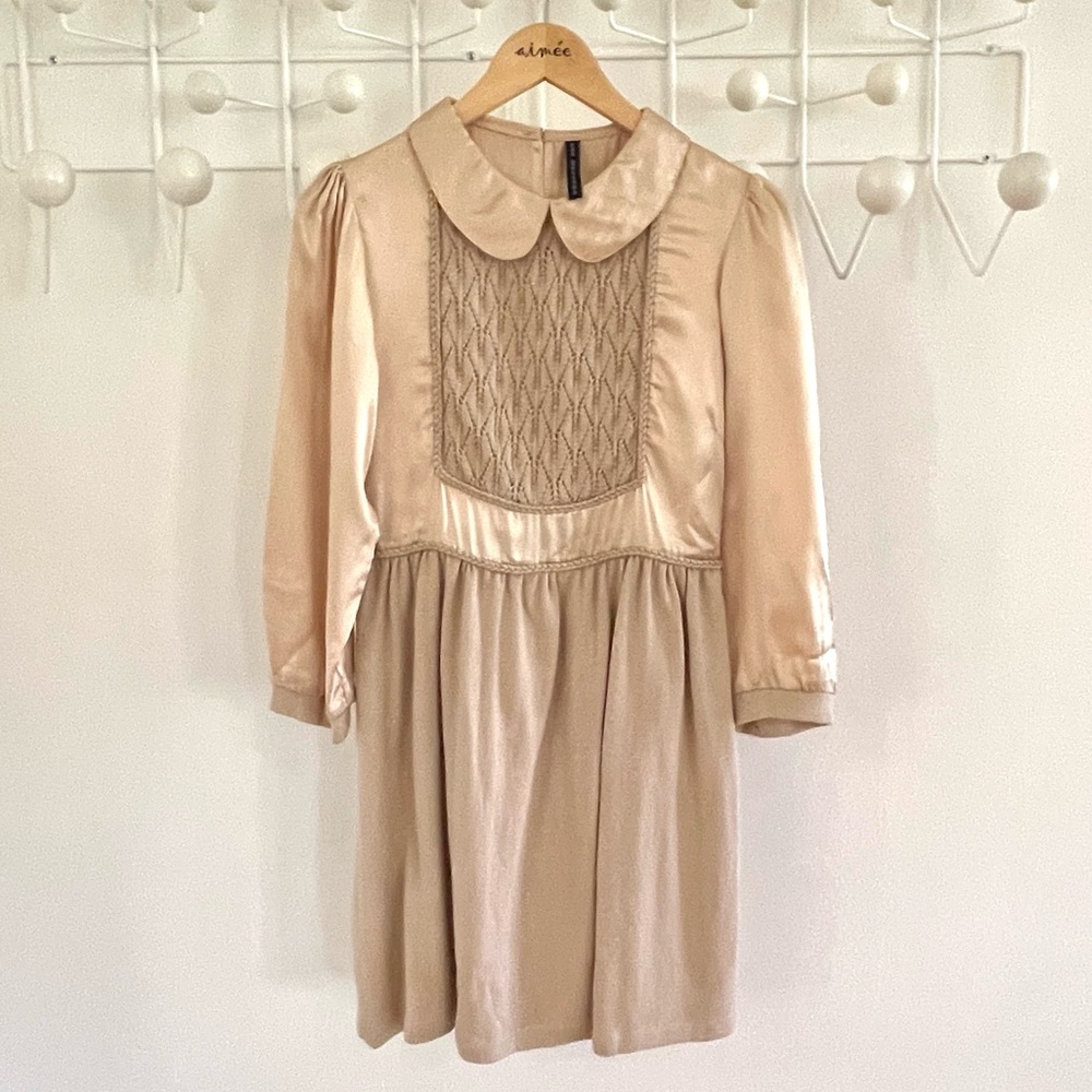 KAS Design Silk Babydoll Mini Dress * great for the holidays!